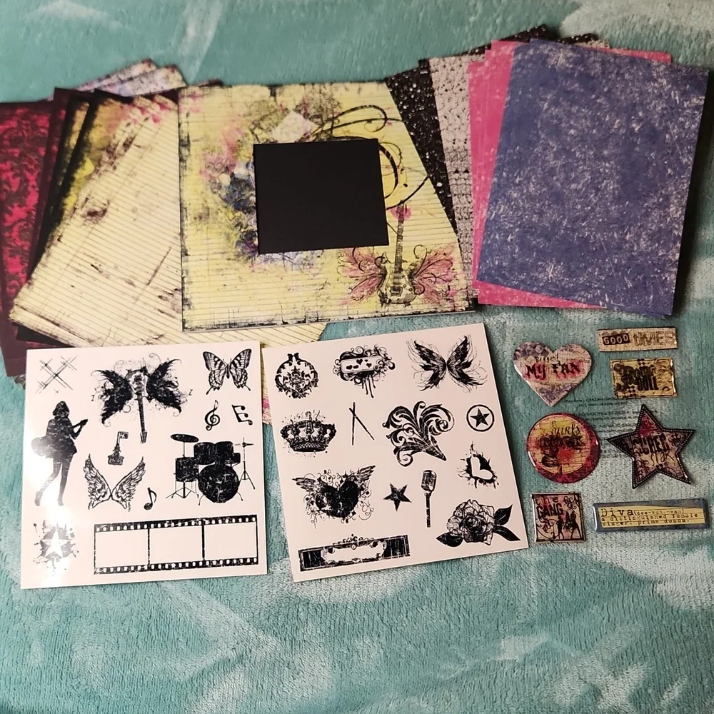 Creative Memories Rock Star Paper Album Kit